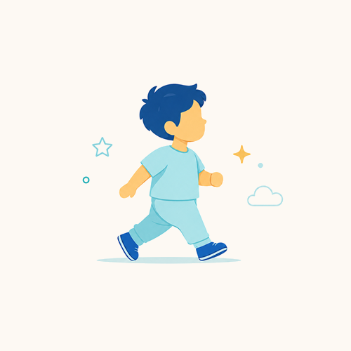 Illustration of a young child — pediatric endocrine care for children